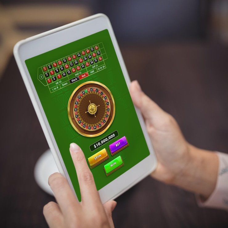 Meja BandarQ live di juragan toto menampilkan dealer dan pemain dalam permainan real-time